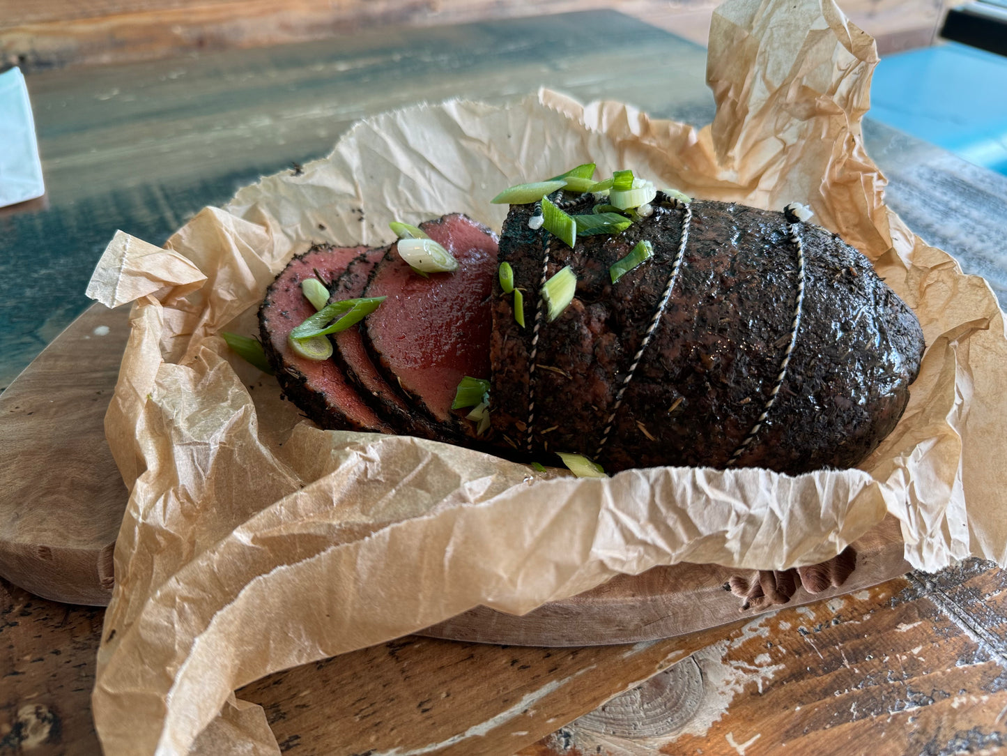 Faux Minted Lamb Roasting Joint