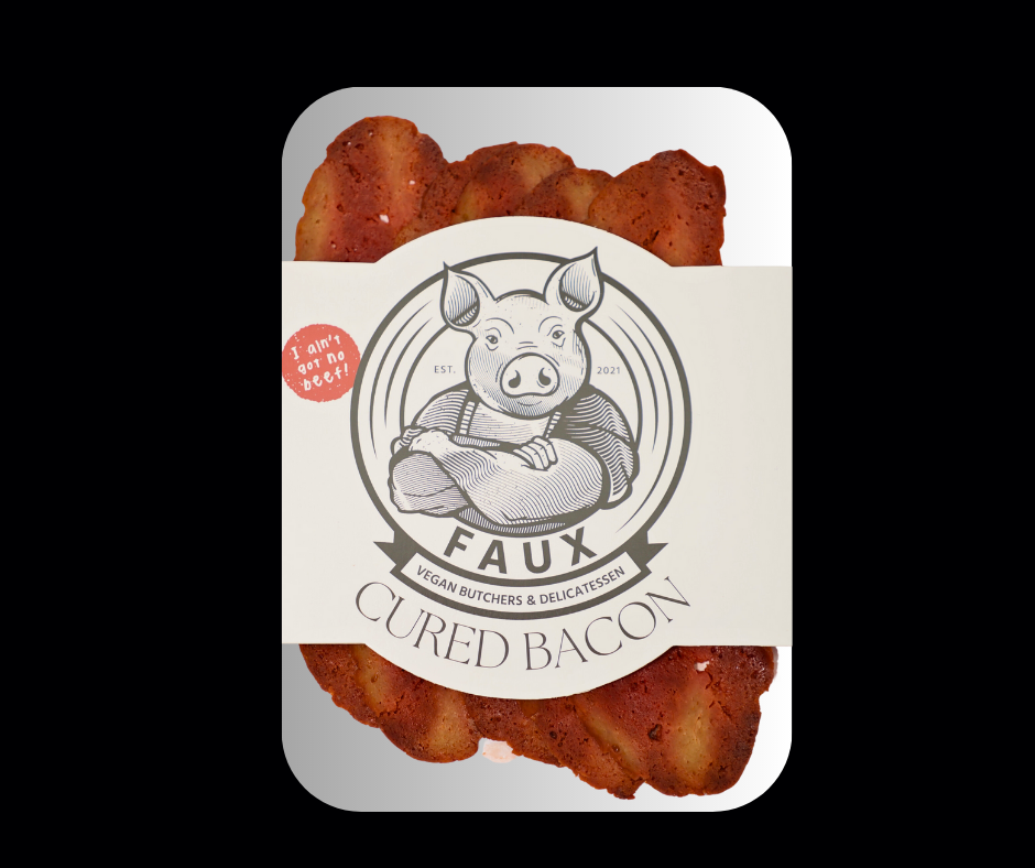 100g Cured Plant Based Bacon Slices (Wholesale with Sleeve)